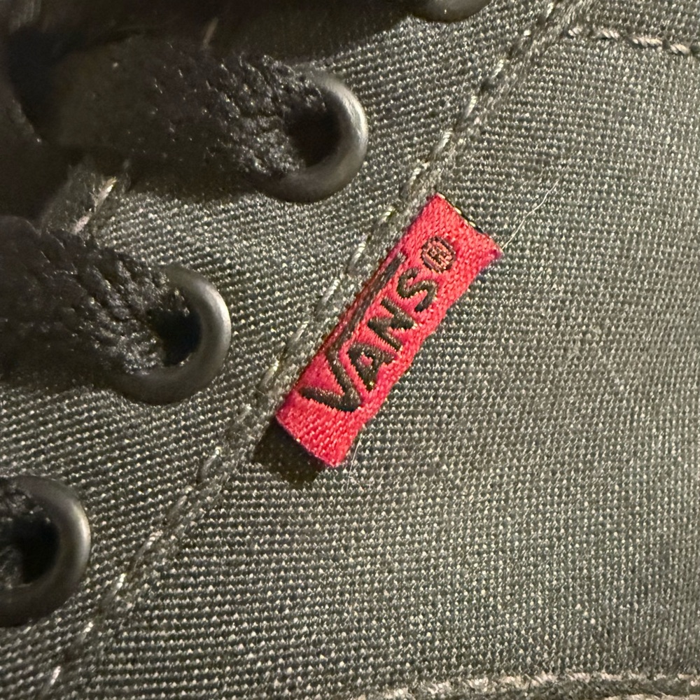 Vans Black and Red Men's Sneakers - Picture 2 of 6